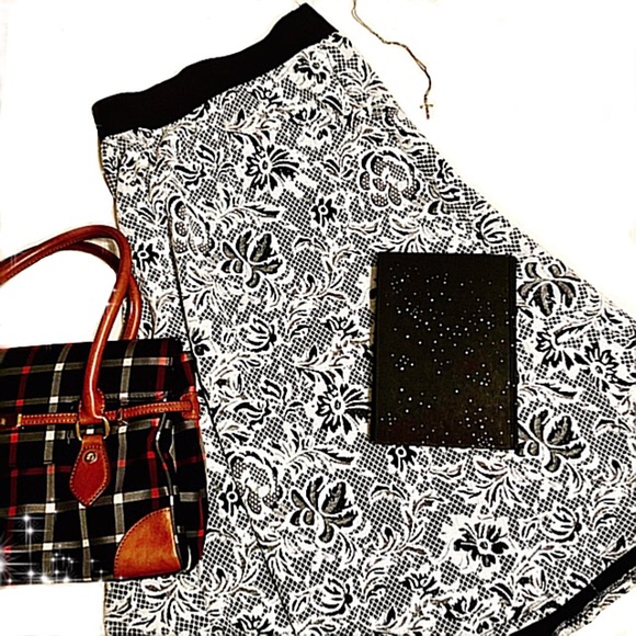 Francesca's Collections Dresses & Skirts - ▪️ Francesca’s Gothic Black & White Skirt